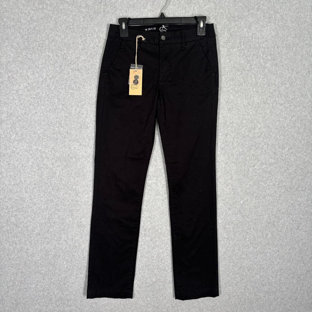 NEW Keirin Cut Chino Pants Mens 28x32 Black Trousers Weightlifting‎ Athletic Cut
